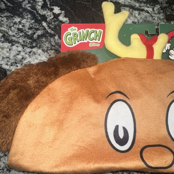 NWT Fetch For Pets Dr Seuss The Grinch Max Sherpa Cat Play Sack Crinkle 20” - Picture 2 of 9